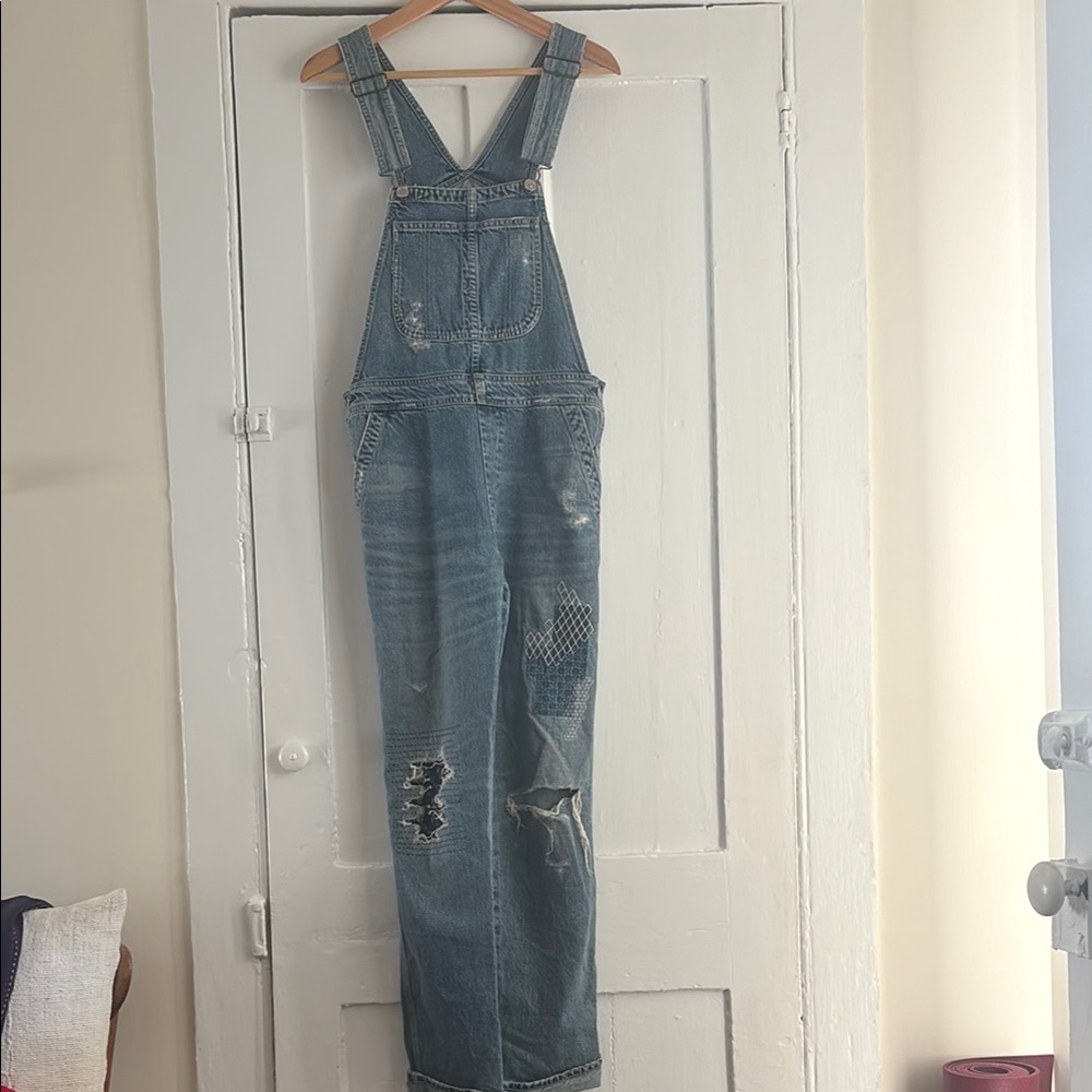 Citizens Of Humanity Blue Denim Overalls Relaxed Fit